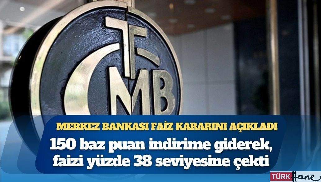 Merkez Bankası faiz kararını açıkladı