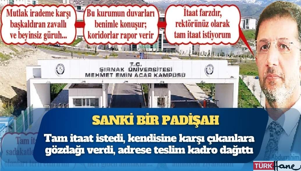 Sanki bir padişah: Tam itaat istedi, kendisine karşı çıkanlara gözdağı verdi, adrese teslim kadro dağıttı