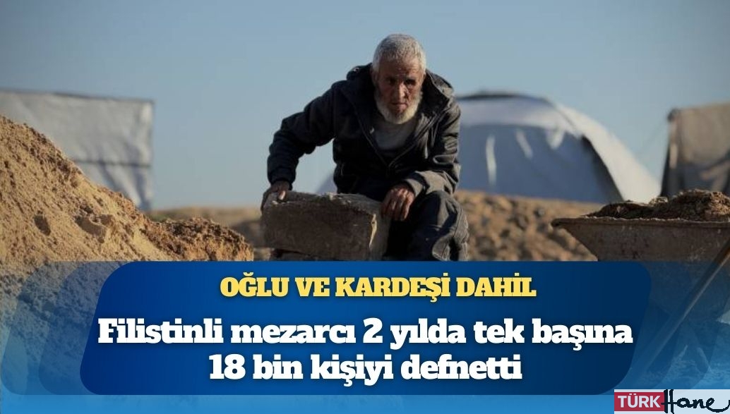 Filistinli mezarcı 2 yılda tek başına 18 bin kişiyi defnetti