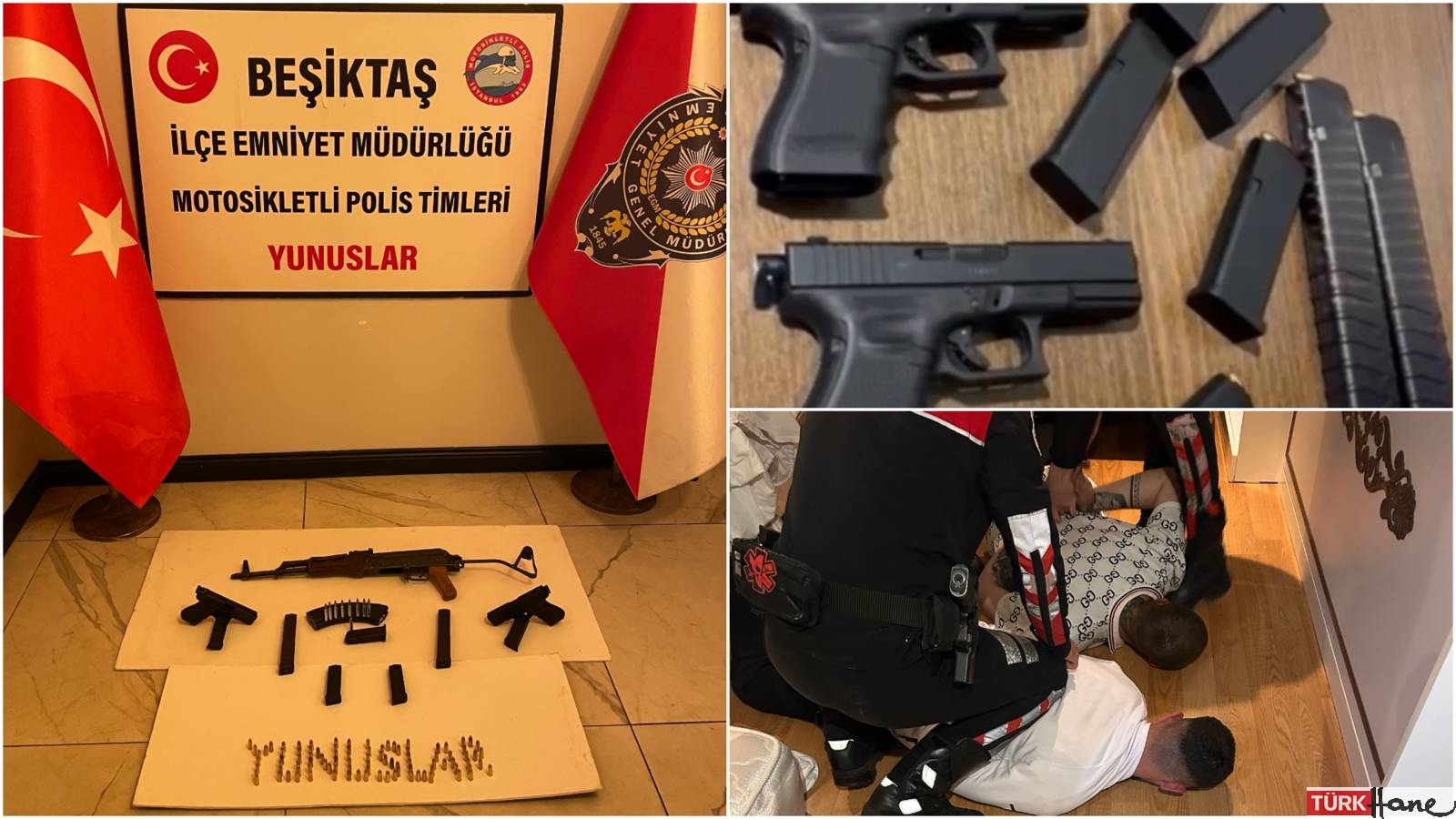 İstanbul’da otel odasına baskın: Cephanelik çıktı