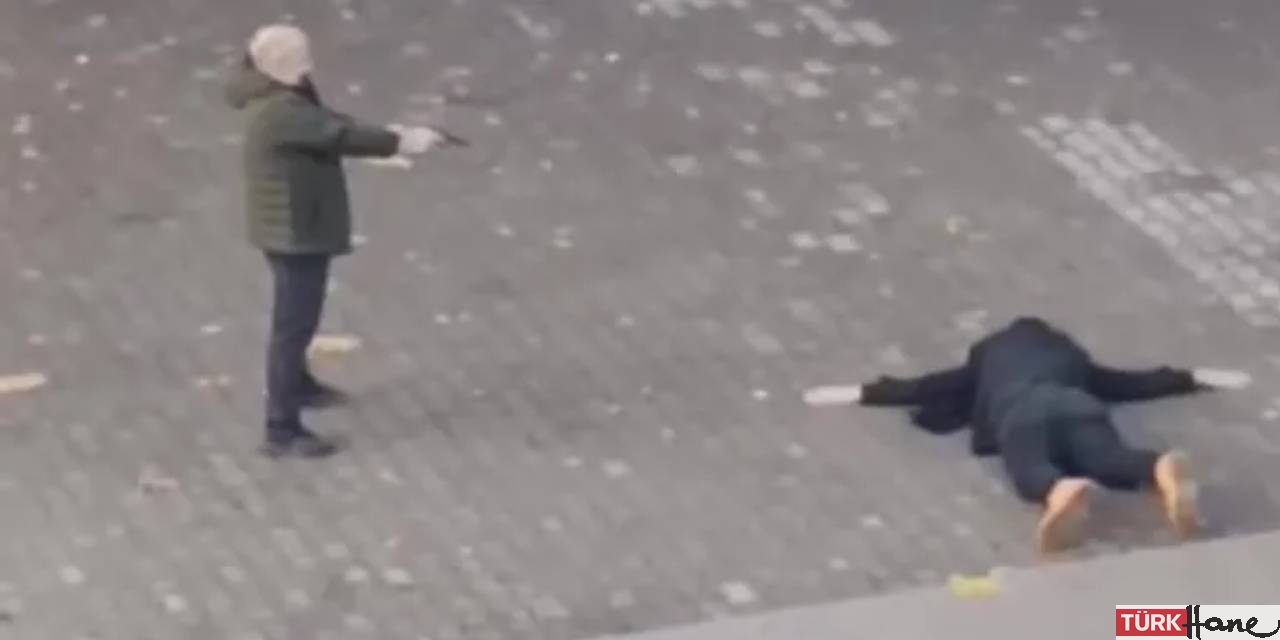 Lise bahçesinde korku dolu anlar: Kızının eski sevgilisini silahla rehin aldı