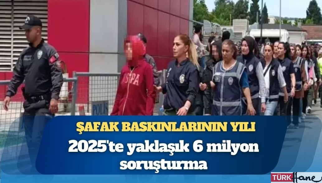 Şafak baskınlarının yılı: 2025’te yaklaşık 6 milyon soruşturma