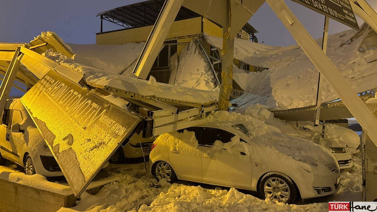 Şanlıurfa’da kar ve tipi: 67 iş yerinin çatısı çöktü