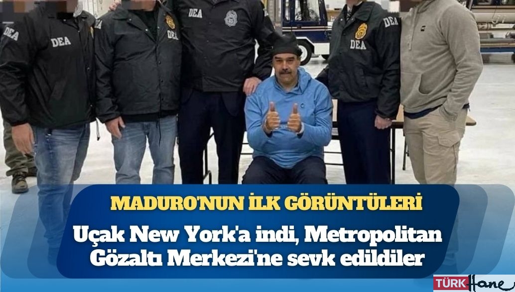 Maduro’nun ilk görüntüleri: Maduro ve eşini taşıyan uçak New York’a indi, Metropolitan Gözaltı Merkezi̵