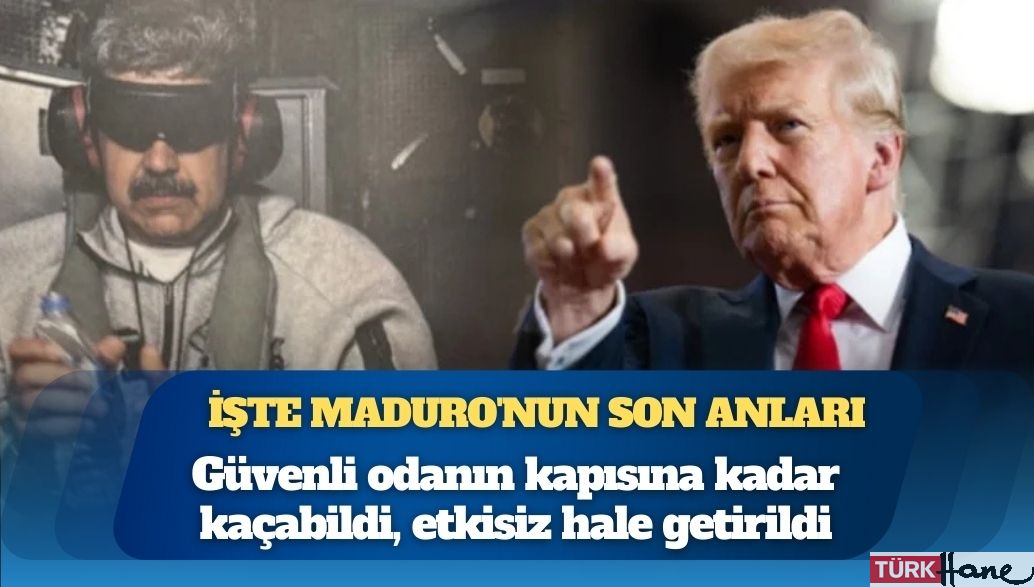 İşte Maduro’nun son anları: Güvenli odanın kapısına kadar kaçabildi