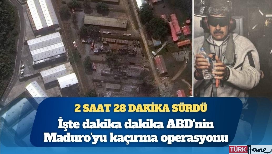 2 saat 28 dakika sürdü, aylarca planlandı: İşte dakika dakika ABD’nin Maduro’yu kaçırma operasyonu