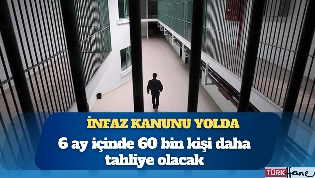İnfaz kanunu yolda: 6 ay içinde 60 bin kişi daha tahliye olacak