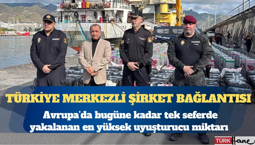 Avrupa tarihinin en büyük kokain operasyonunda Türkiye merkezli şirket bağlantısı