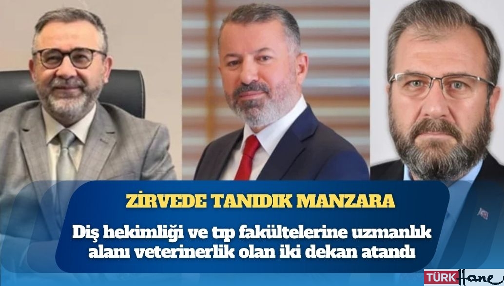 Karabük Üniversitesi’nde tanıdık manzara: Tıp ve Diş Hekimliği’ne veteriner dekanlar