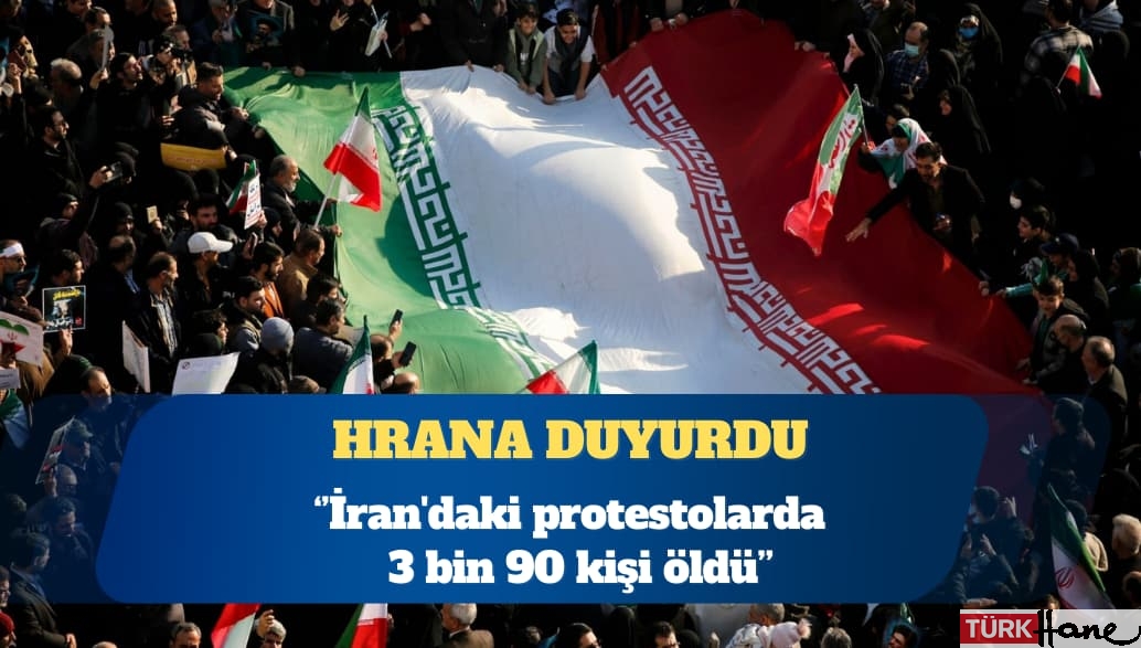 HRANA, İran’daki eylemlerde 3 bin 90 kişinin öldüğünü duyurdu