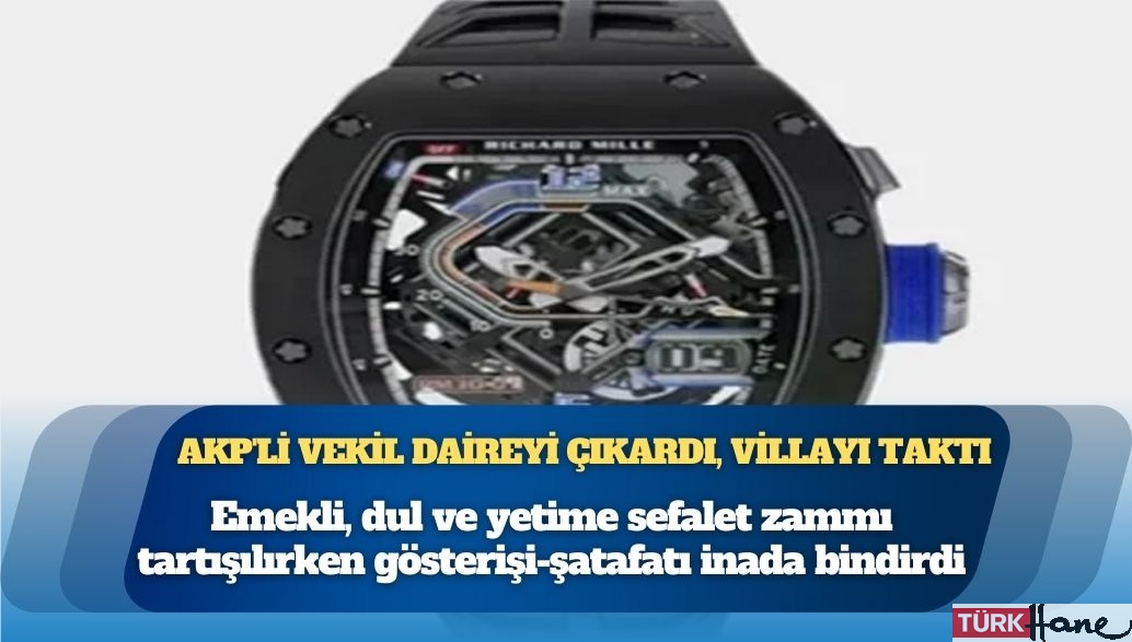 9.2 milyonluğu çıkardı 19 milyonluk saati taktı