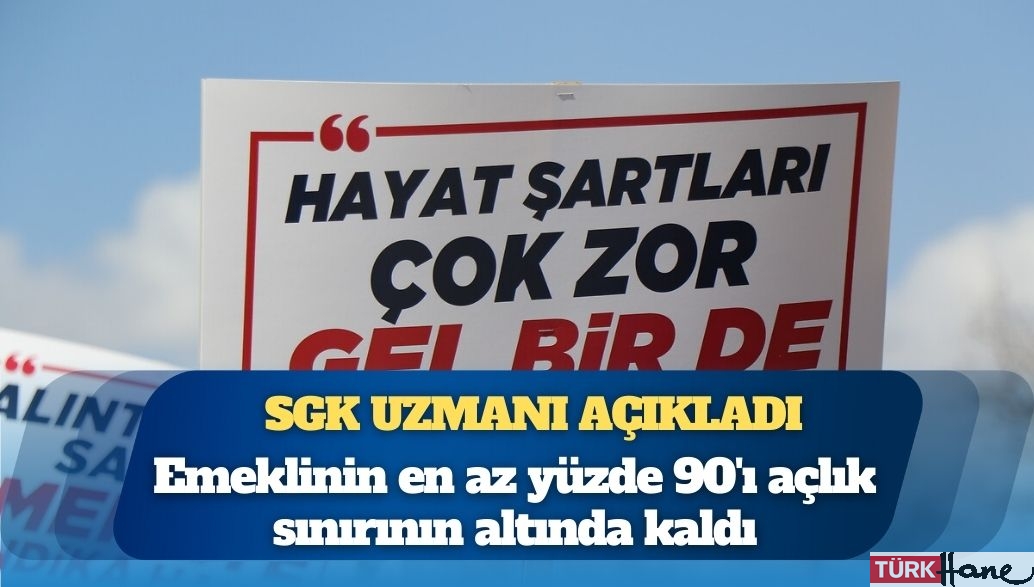 Emeklilerin sadece yüzde 10’u, 25 bin liranın üzerinde maaş alıyor