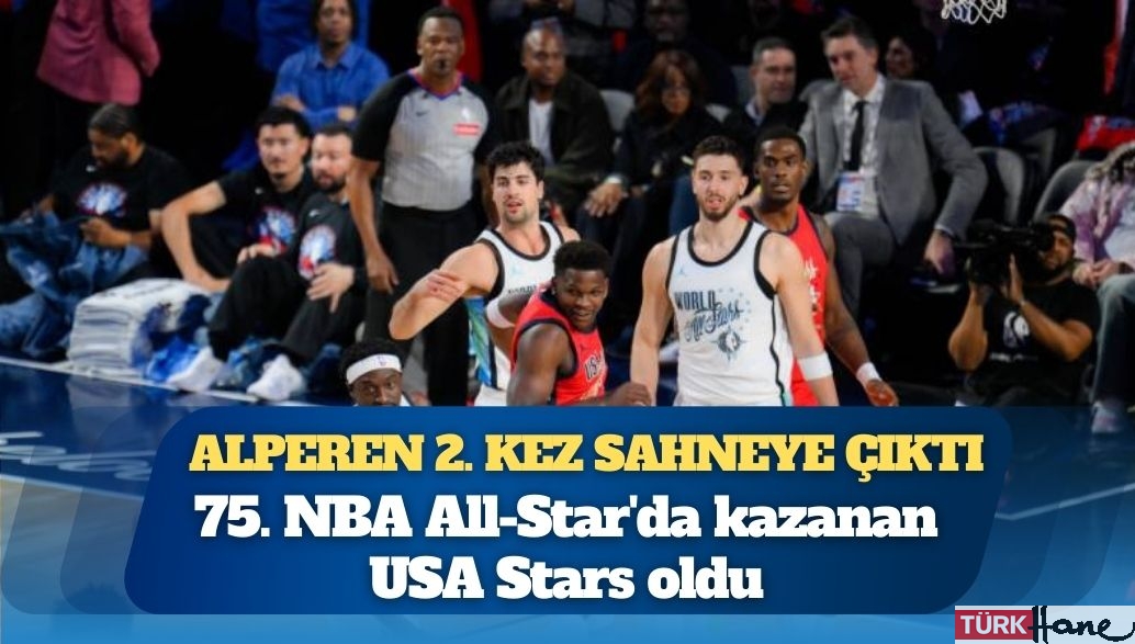 Alperen Şengün üst üste 2. kez sahneye çıktı: 75. NBA All-Star’da kazanan USA Stars oldu