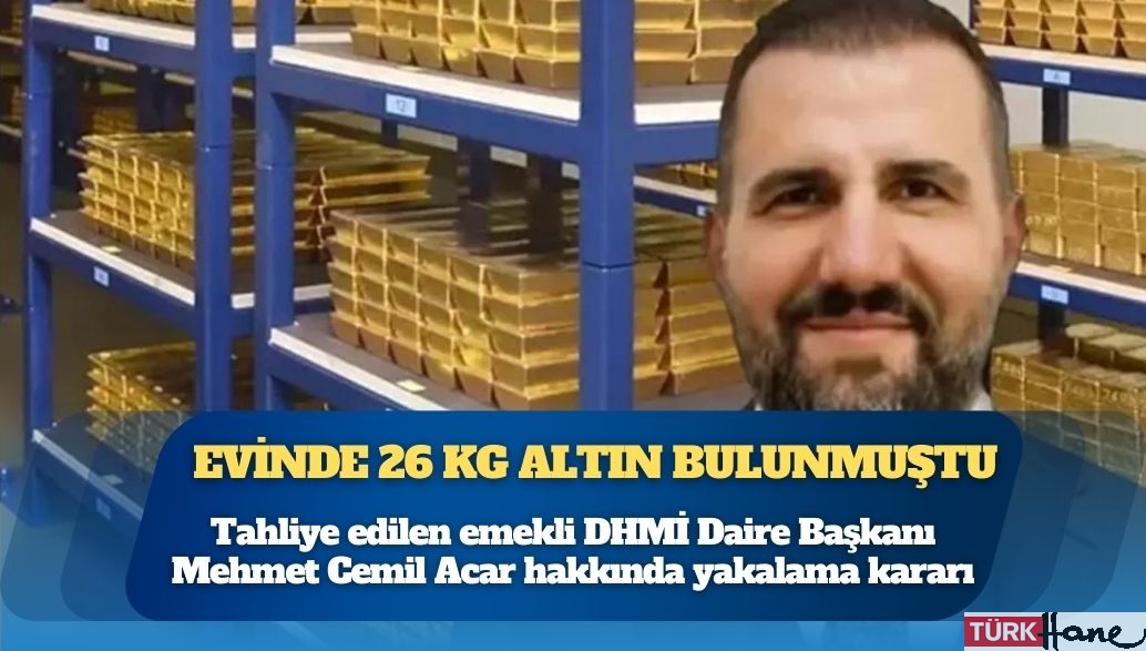 Tahliye edilen emekli DHMİ Daire Başkanı Mehmet Cemil Acar hakkında yakalama kararı