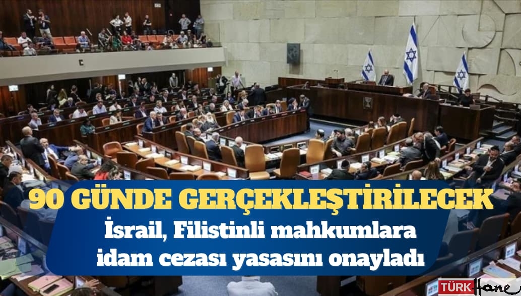 İsrail, Filistinli mahkumlara idam cezası yasasını onayladı