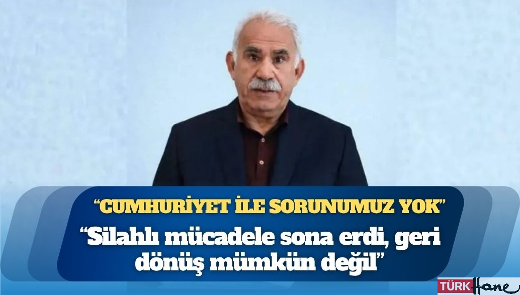 Öcalan: Cumhuriyet ile sorunumuz yok, mesele demokratik olmaması; silahlı mücadele sona erdi, geri dönüş mümkün değil