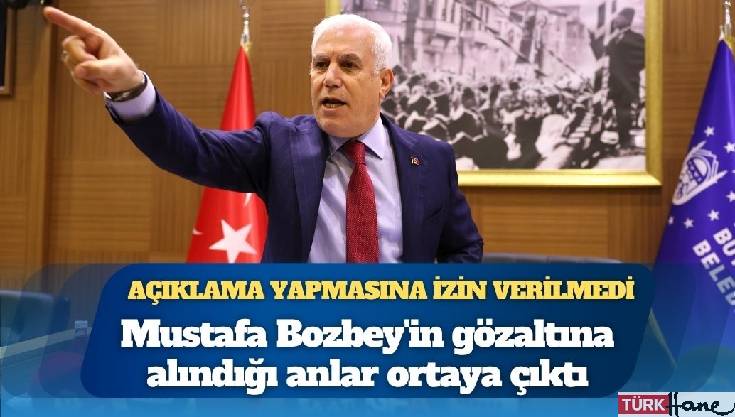 Açıklama yapmasına izin verilmedi: Mustafa Bozbey’in gözaltına alındığı anlar ortaya çıktı